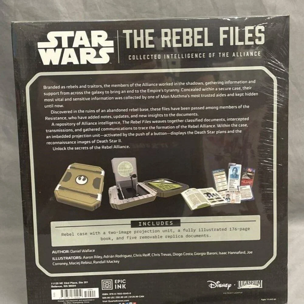 Star Wars The Rebel Files Collected Intelligence Of The Alliance-NEW Sealed - Picture 2 of 4